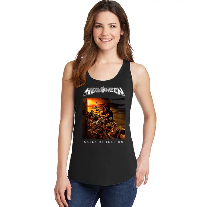 Helloween Walls Of Jericho Ladies Essential Tank