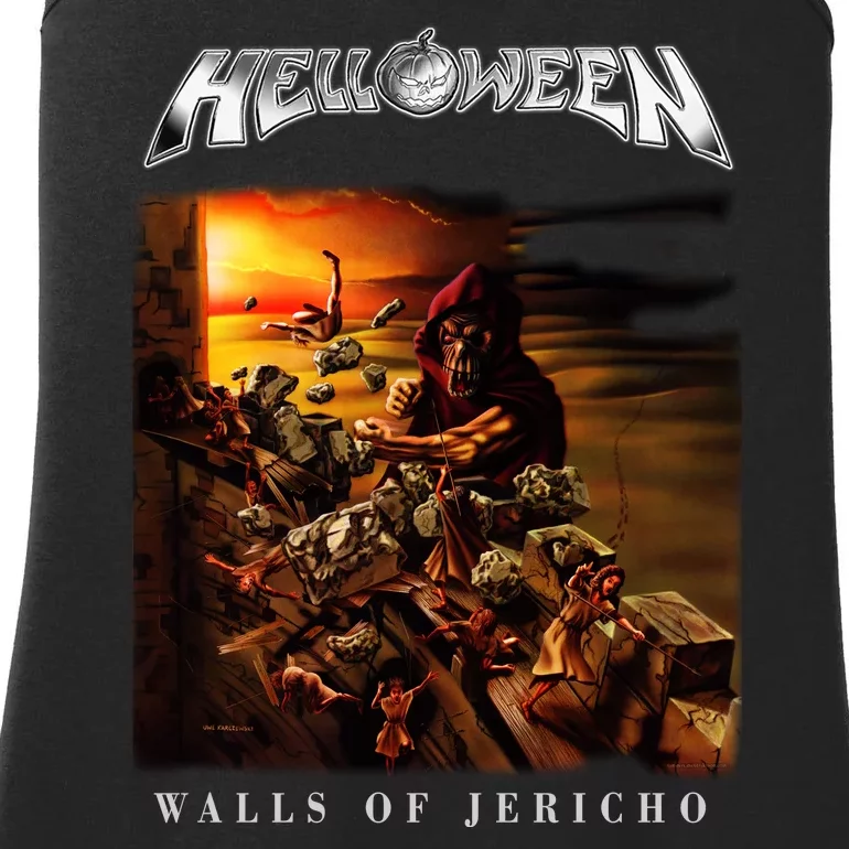 Helloween Walls Of Jericho Ladies Essential Tank