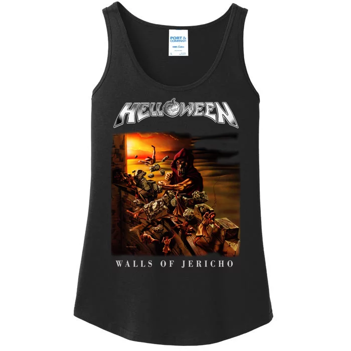 Helloween Walls Of Jericho Ladies Essential Tank