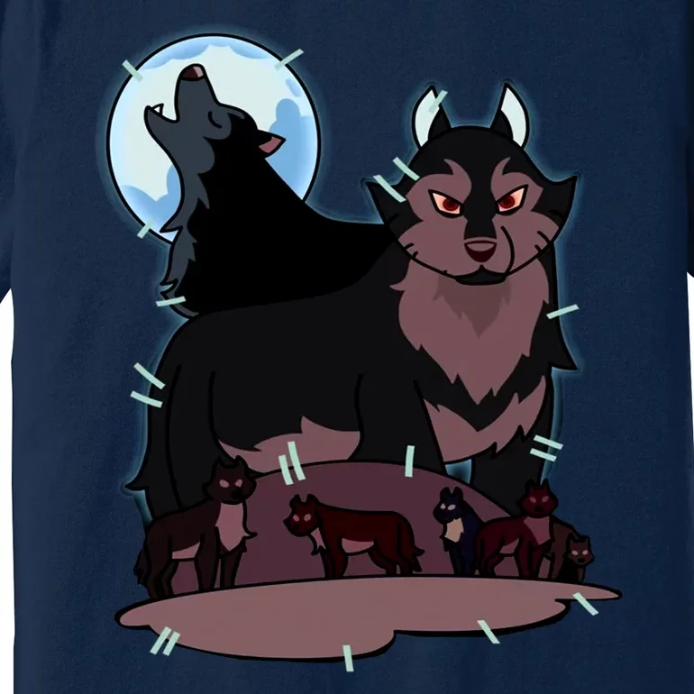 Hunter's Wolf Owl House Bad Girl Cartoon Movie Premium T-Shirt