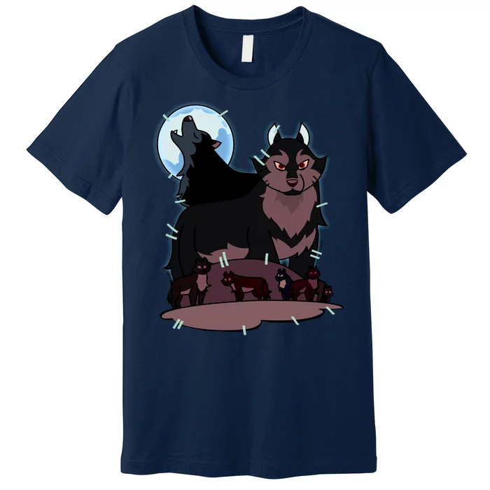 Hunter's Wolf Owl House Bad Girl Cartoon Movie Premium T-Shirt