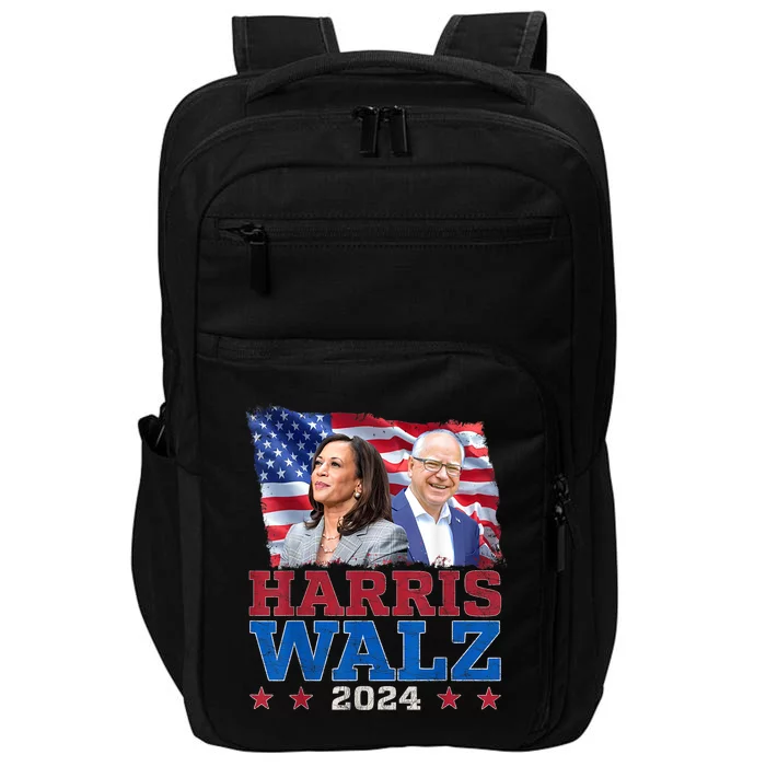 Harris Walz President Election 2024 Kamala Harris Tim Walz Impact Tech Backpack