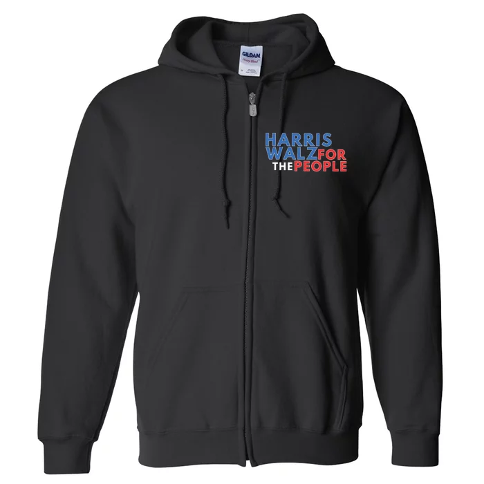 Harris Walz President Kamala Harris 2024 Full Zip Hoodie