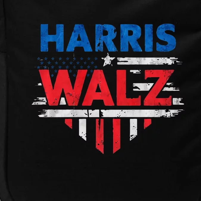 Harris Walz President For Kamala 2024 Premium Impact Tech Backpack