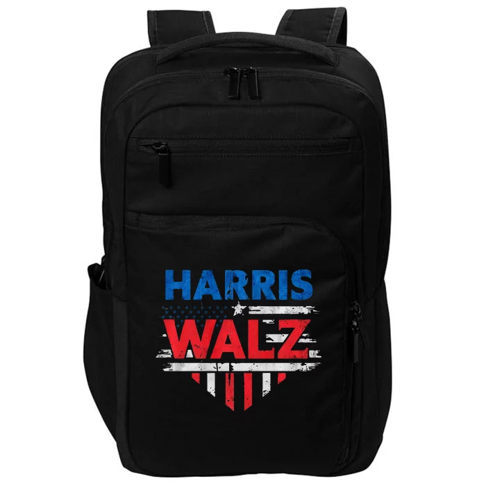 Harris Walz President For Kamala 2024 Premium Impact Tech Backpack