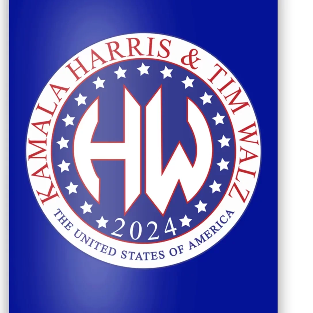 Harris Walz President Vice President Election Seal Gift Poster