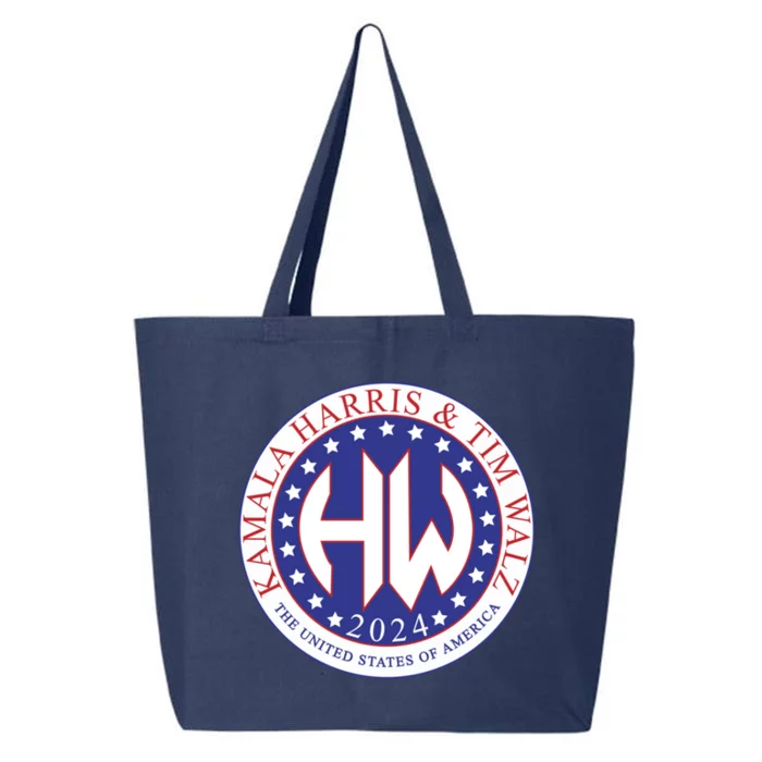 Harris Walz President Vice President Election Seal Gift 25L Jumbo Tote