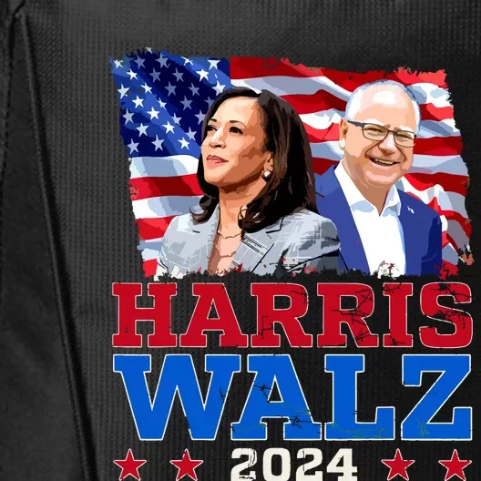 Harris Walz President Election 2024 Kamala Harris Tim Walz City Backpack