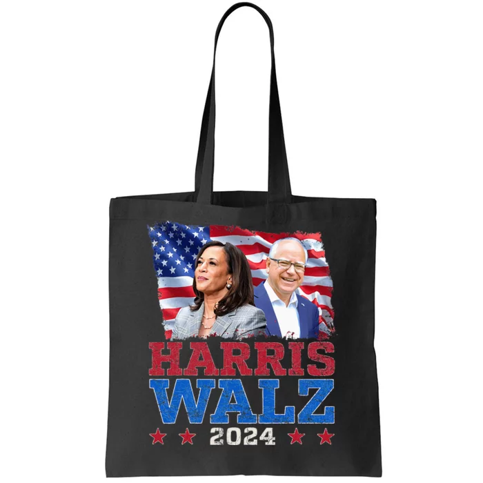 Harris Walz President Election 2024 Kamala Tote Bag