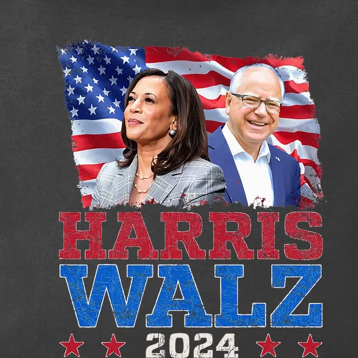 Harris Walz President Election 2024 Kamala Zip Tote Bag