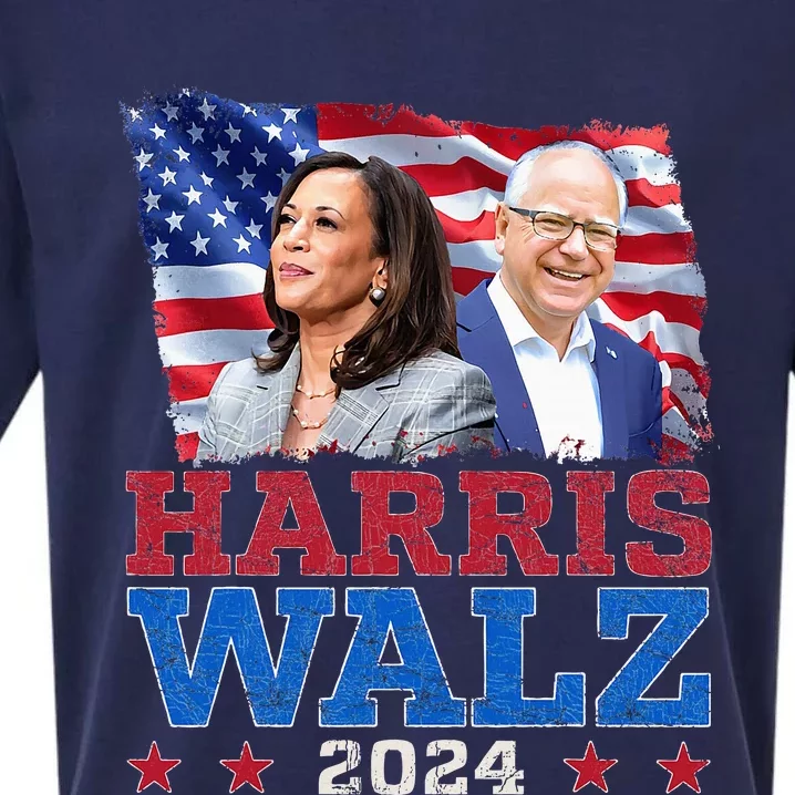 Harris Walz President Election 2024 Kamala Sueded Cloud Jersey T-Shirt