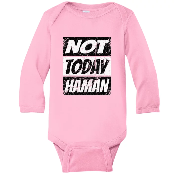 Haman Women Purim Costume For Purim Baby Long Sleeve Bodysuit