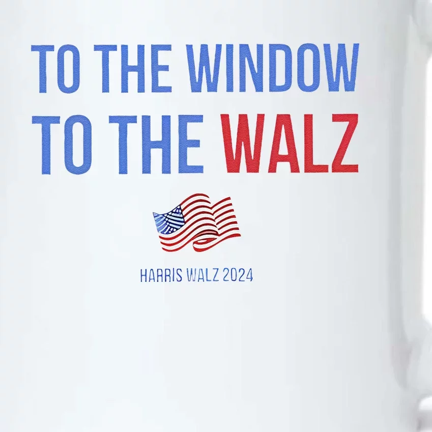 Harris Walz Presidential Election To The Window To The Walz Black Color Changing Mug