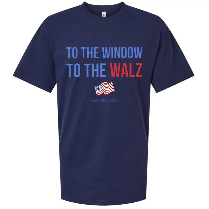 Harris Walz Presidential Election To The Window To The Walz Sueded Cloud Jersey T-Shirt