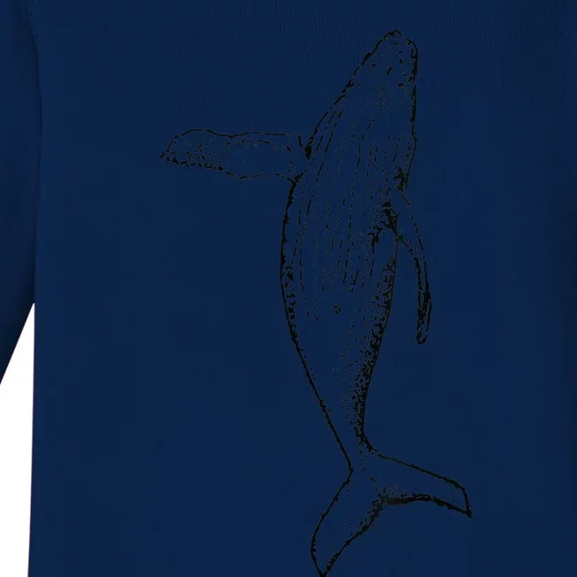 Humpback Whale | Playful And The Whales Baby Long Sleeve Bodysuit