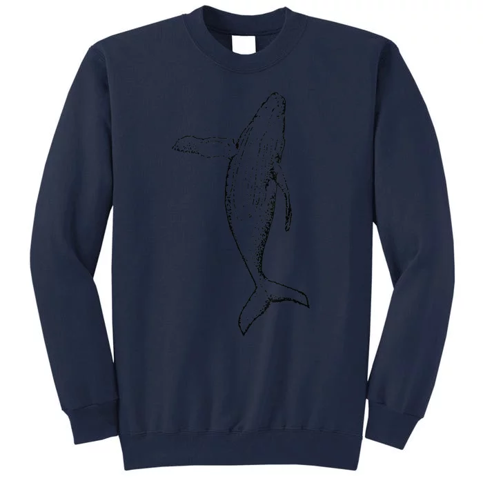 Humpback Whale | Playful And The Whales Tall Sweatshirt