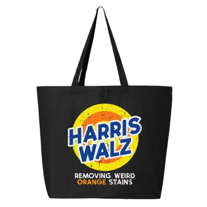 Harris Walz Removing Weird Orange Stains Funny 25L Jumbo Tote