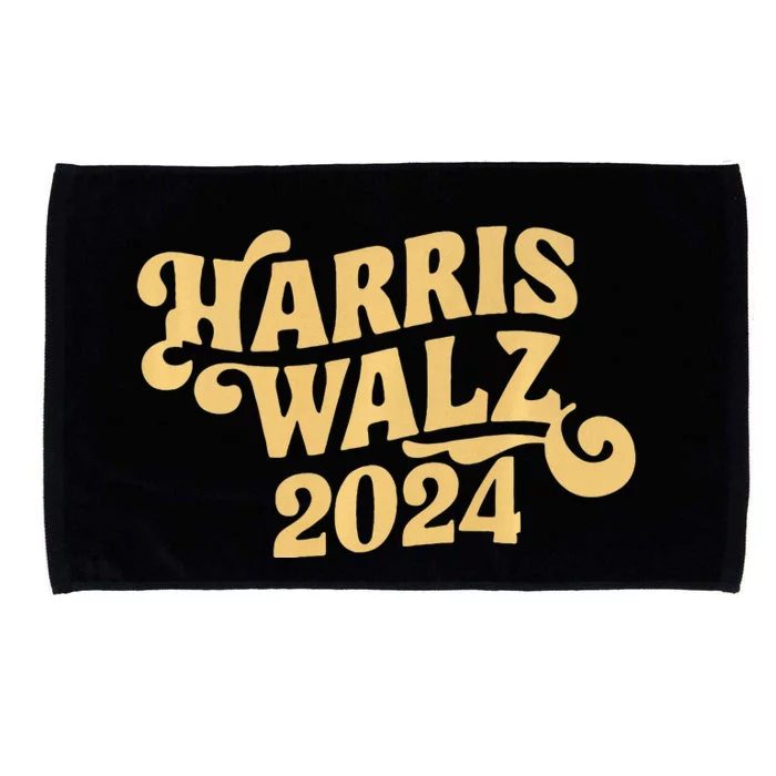 Harris Walz Retro Cursive Premium Microfiber Hand Towel