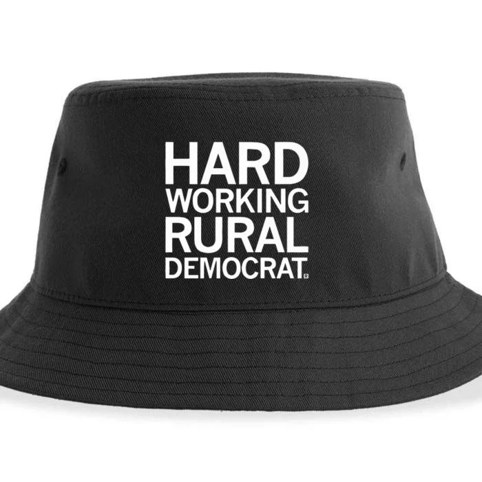 Hard Working Rural Democrat Sustainable Bucket Hat