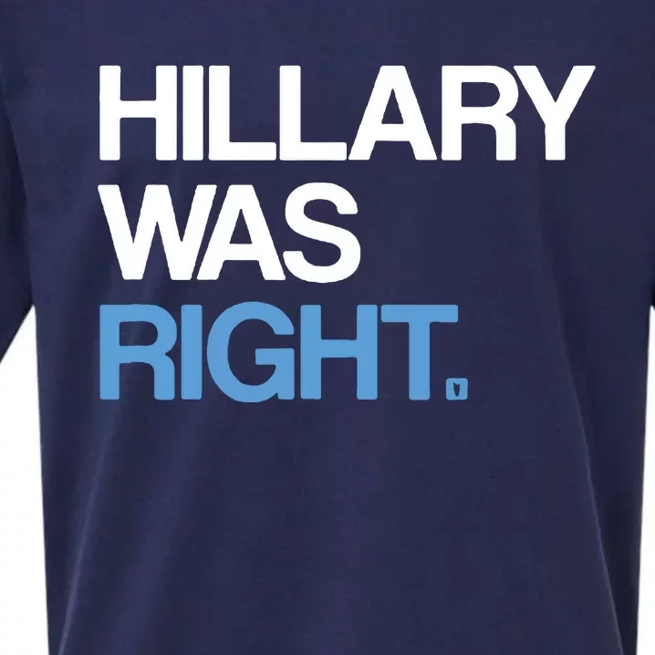 Hillary Was Right Liberal Democrat Sueded Cloud Jersey T-Shirt