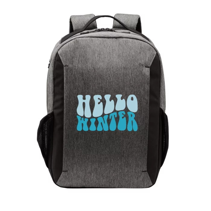 Hello Winter Retro Vector Backpack