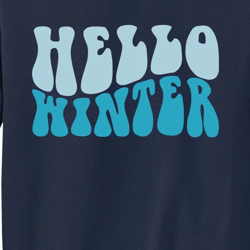 Hello Winter Retro Tall Sweatshirt