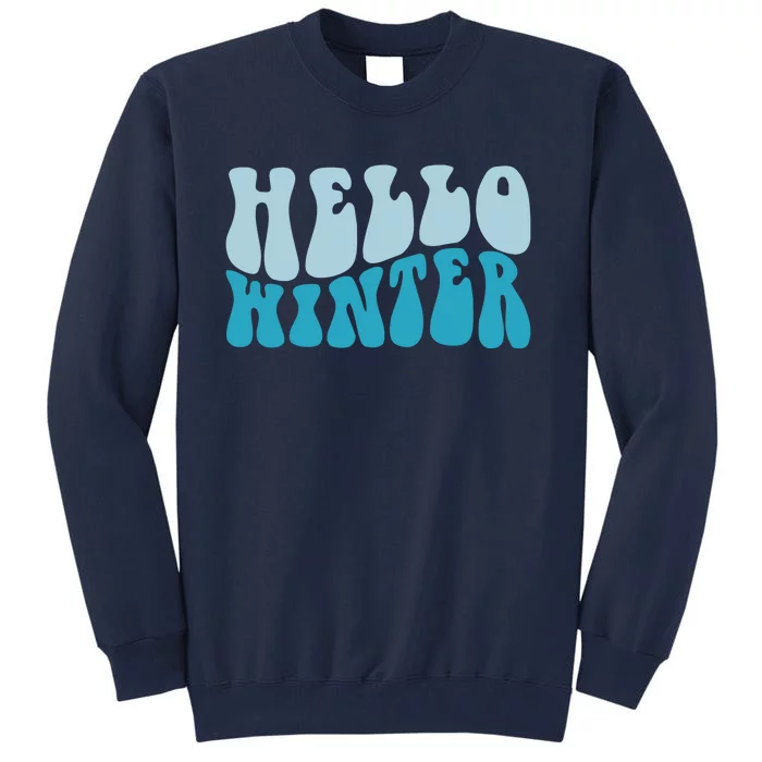 Hello Winter Retro Tall Sweatshirt