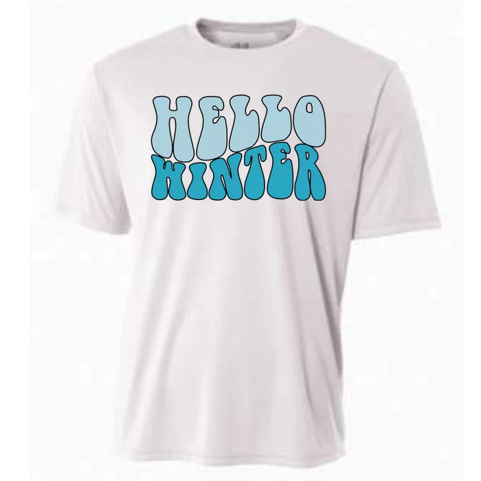 Hello Winter Retro Cooling Performance Crew T-Shirt