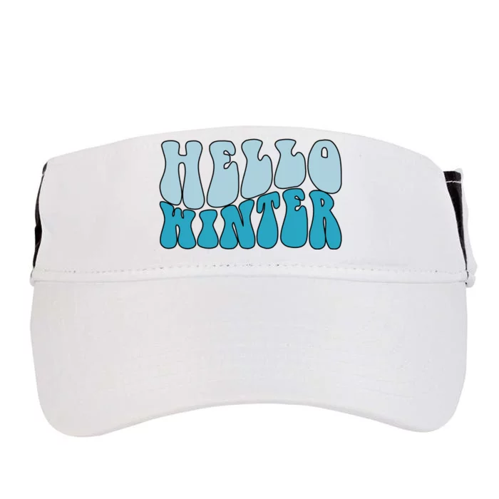 Hello Winter Retro Adult Drive Performance Visor