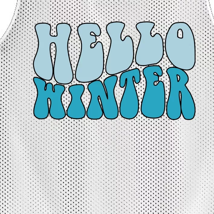 Hello Winter Retro Mesh Reversible Basketball Jersey Tank