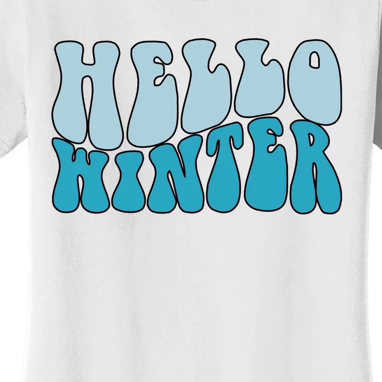 Hello Winter Retro Women's T-Shirt