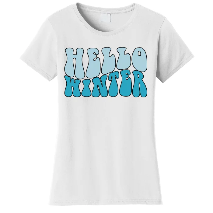 Hello Winter Retro Women's T-Shirt