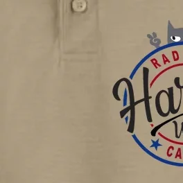 Harris Walz Radical Cat Lady Person Election Kamala Walz Dry Zone Grid Performance Polo