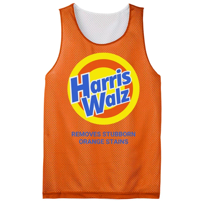 Harris Walz Removes Stubborn Orange Stains Support Kamala Harris 2024 Mesh Reversible Basketball Jersey Tank