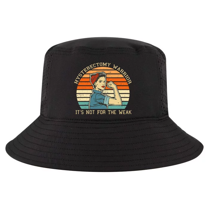 Hysterectomy Warrior Retro Uterus Removal Surgery Recovery Cool Comfort Performance Bucket Hat