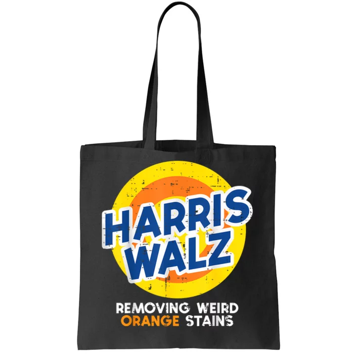 Harris Walz Removing Weird Orange Stains Tote Bag