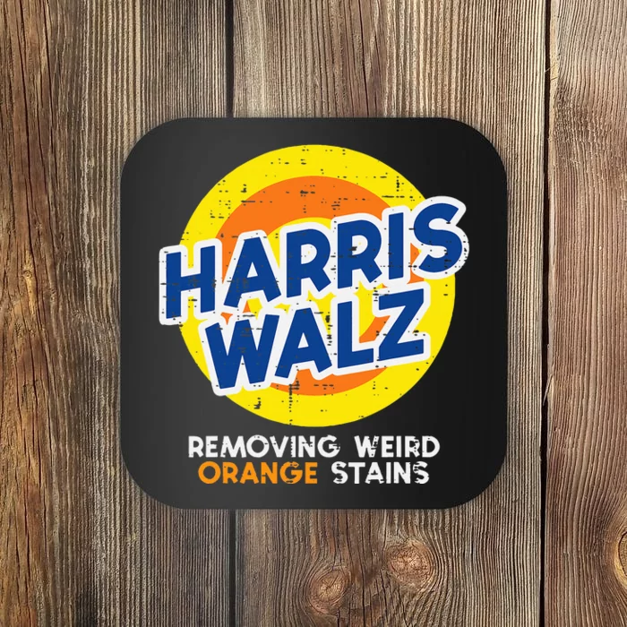 Harris Walz Removing Weird Orange Stains Coaster