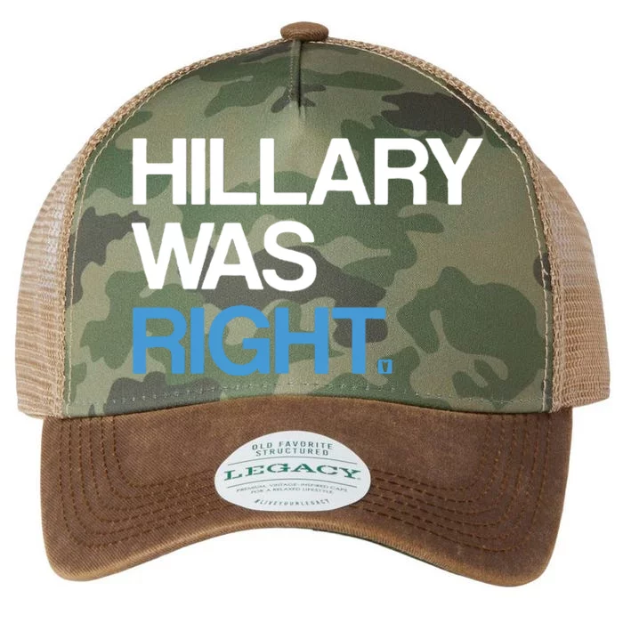 Hillary Was Right Liberal Democrat Legacy Tie Dye Trucker Hat