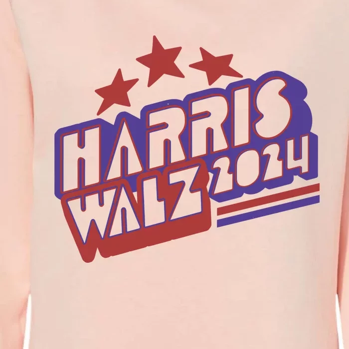 Harris Walz Retro Vibe Kamala Harris Election 2024 Womens California Wash Sweatshirt