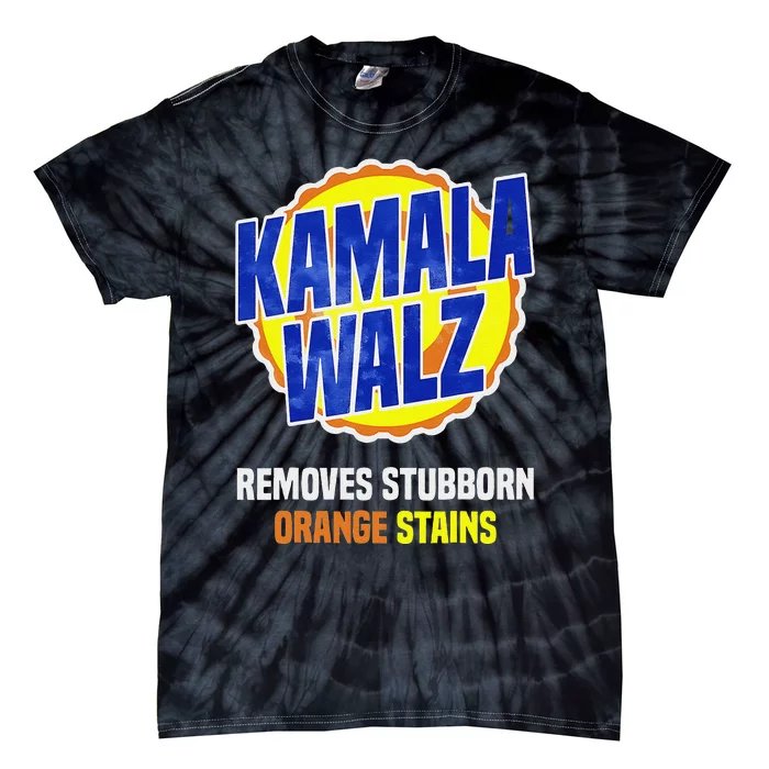 Harris Walz Removes Stubborn Orange Stains Vote Feminist Tie-Dye T-Shirt