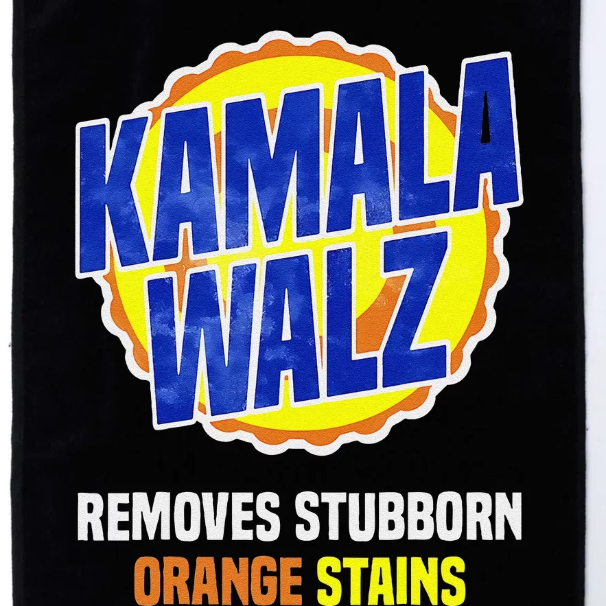 Harris Walz Removes Stubborn Orange Stains Vote Feminist Platinum Collection Golf Towel