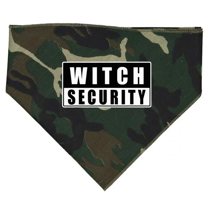 Halloween Witch Security Dad Mom Daughter Adult Easy Costume USA-Made Doggie Bandana