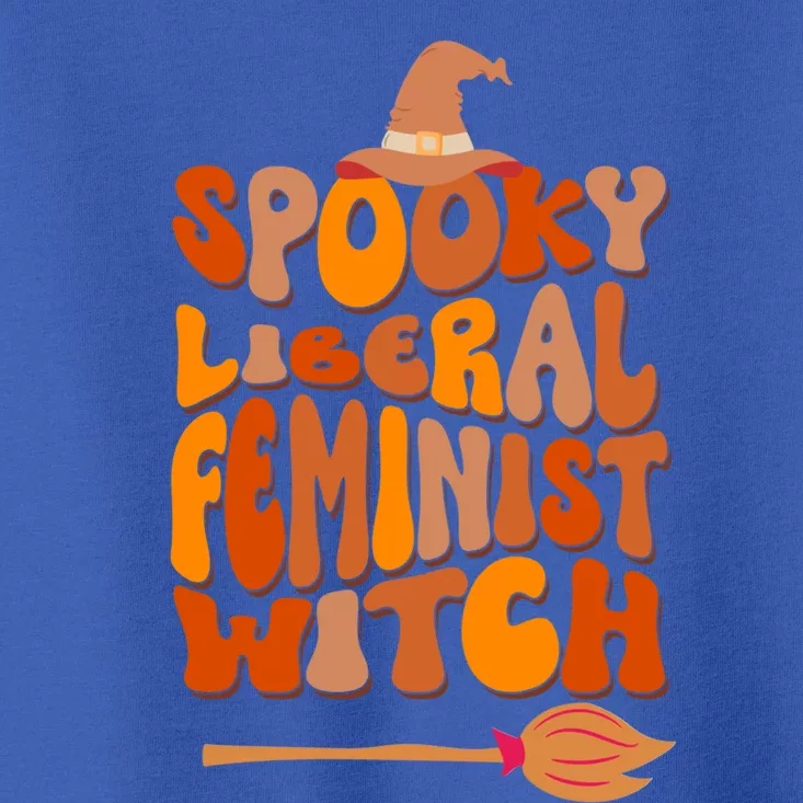 Halloween Witch Spooky Liberal Feminist Cool Gift Toddler T-Shirt