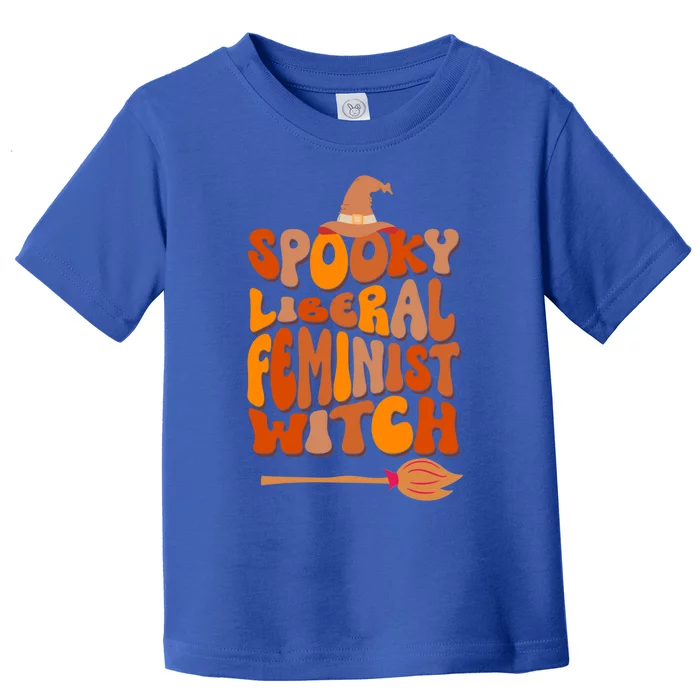 Halloween Witch Spooky Liberal Feminist Cool Gift Toddler T-Shirt