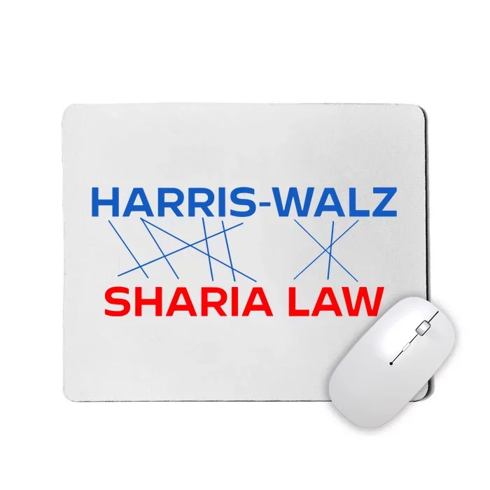 Harris Walz Sharia Law Mousepad