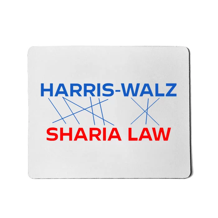 Harris Walz Sharia Law Mousepad