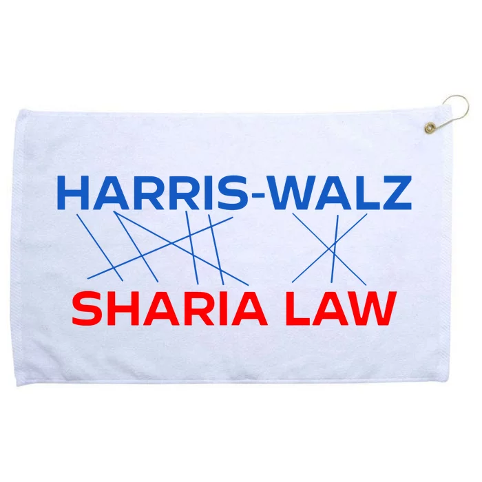 Harris Walz Sharia Law Grommeted Golf Towel