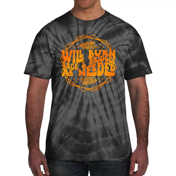 Halloween Witch: Sage Burning & Bridge Tie-Dye T-Shirt