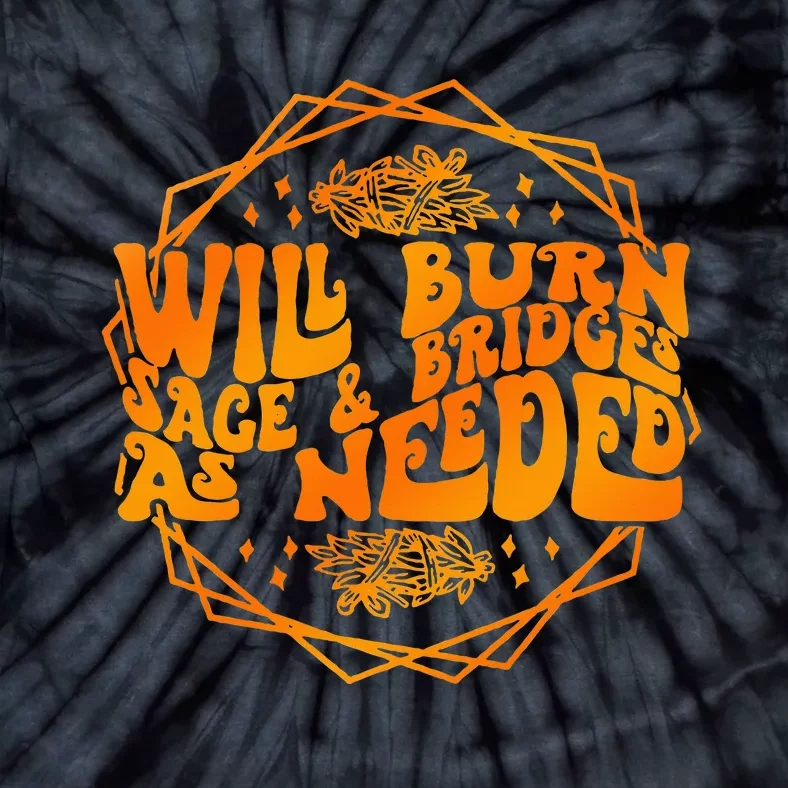 Halloween Witch: Sage Burning & Bridge Tie-Dye T-Shirt