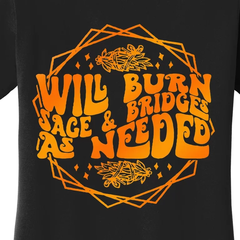 Halloween Witch: Sage Burning & Bridge Women's T-Shirt